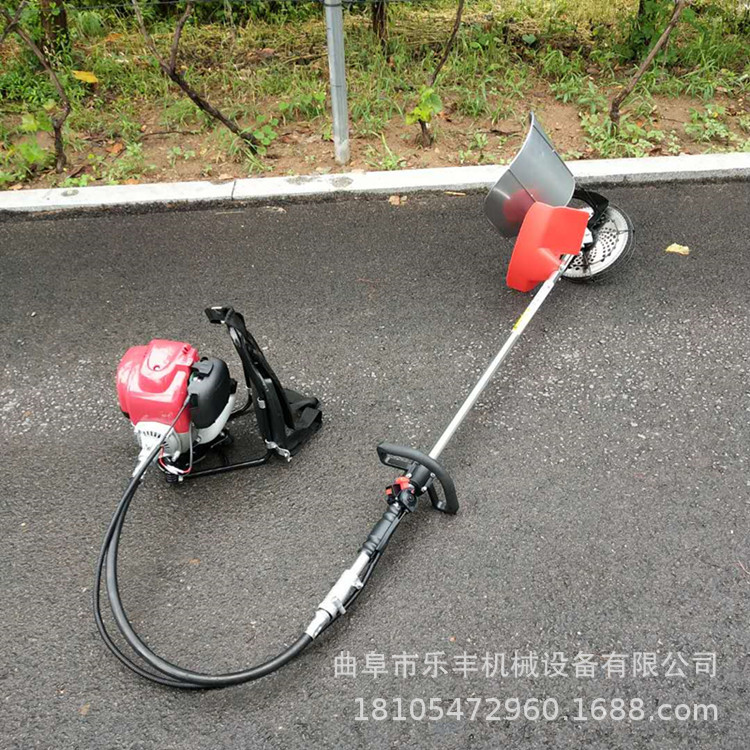 河北功能齐全背负式小型割草机 便携式山区丘陵小地块农田除草机