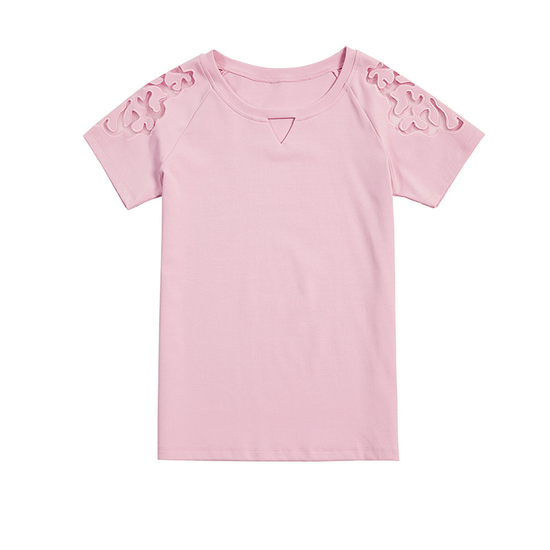 Tshirt femme SOOSSN  RéPARATION en Coton - Ref 3314150 Image 5