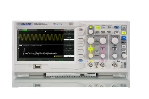 Dingyang SDS1102CNL + цифровой запоминающий осциллограф, 100 м, двухканальный осциллограф