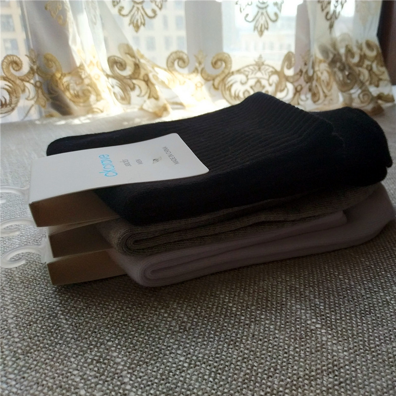 Men's socks mid-calf solid color socks flat Sports Taobao gift socks wholesale basketball football walking socks