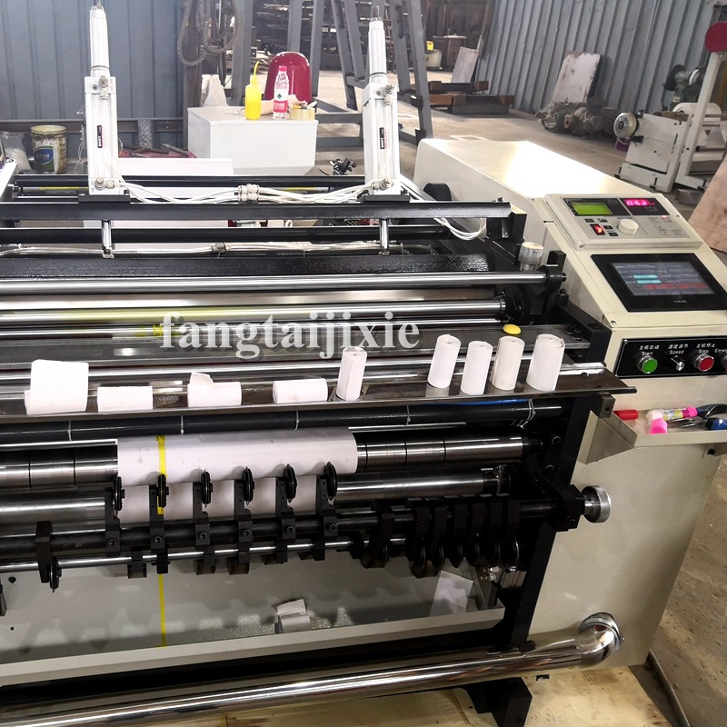 厂家供应超市收银纸分切机 热敏纸 票据 纸张分切分条机器设备