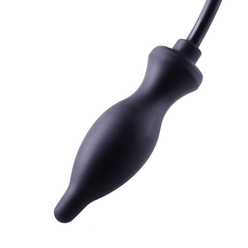 Plug anal infláble de silicona pareja coquetear juguetes sexuales para adultos dispositivos de masturbación: 50 / caja