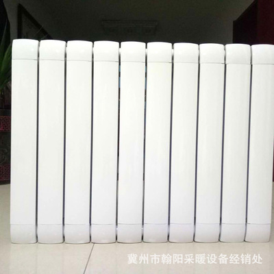 暖氣片壁挂式水循環散熱器 防熏牆80*80銅鋁複合散熱器 廠家批發