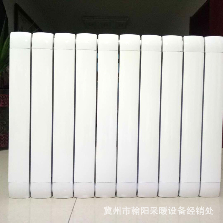 暖氣片壁挂式水循環散熱器 防熏牆80*80銅鋁複合散熱器 廠家批發