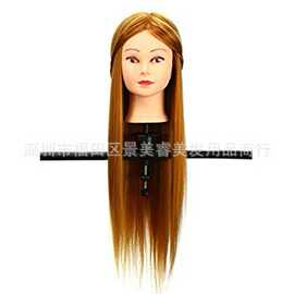 工厂直供盘发假人头模编发化妆造型美发练习头假发模特头公仔头