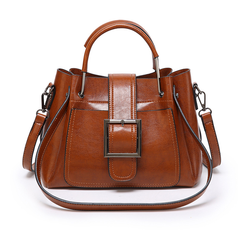 邦百 Retro Large One-Shoulder Bag for Oily Skin, Stylish, Durable, Multiple Colors
