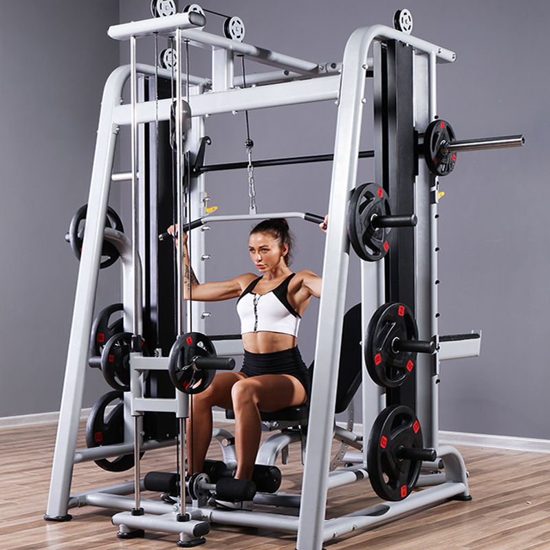 Smith máquina pórtico equipo de la aptitud comercial gran equipo de entrenamiento integral traje combinación hogar Squat rack