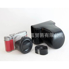 适用富士X-A10 X-A3皮套 XA10 XA3微单相机包 保护套 单肩摄影包