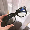 Sydney Defense Blu -ray Glasses Female WeChat Platform Duttic Wide Brand Black Shelf two -point GNM anti -blue light glasses frame