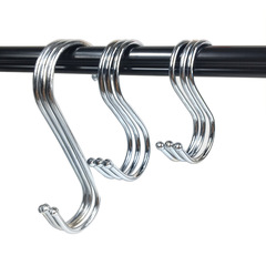 Multifunctional stainless steel S hooks kitchen S-shaped hooks sausage and meat hangers plant hooks S-shaped exhibition hooks