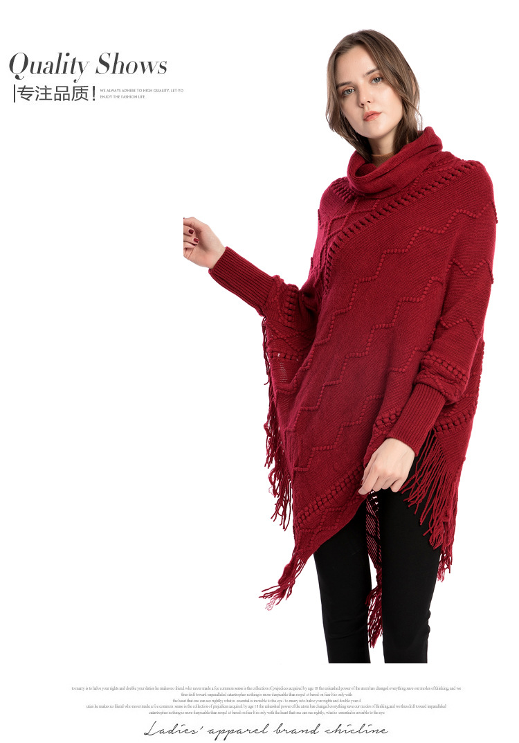 高领  袖子 仿羊绒保暖毛衣 大码衣服