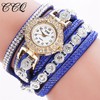 Women Rhinestone Bracelet Watches Ladies Quartz Wristwatches