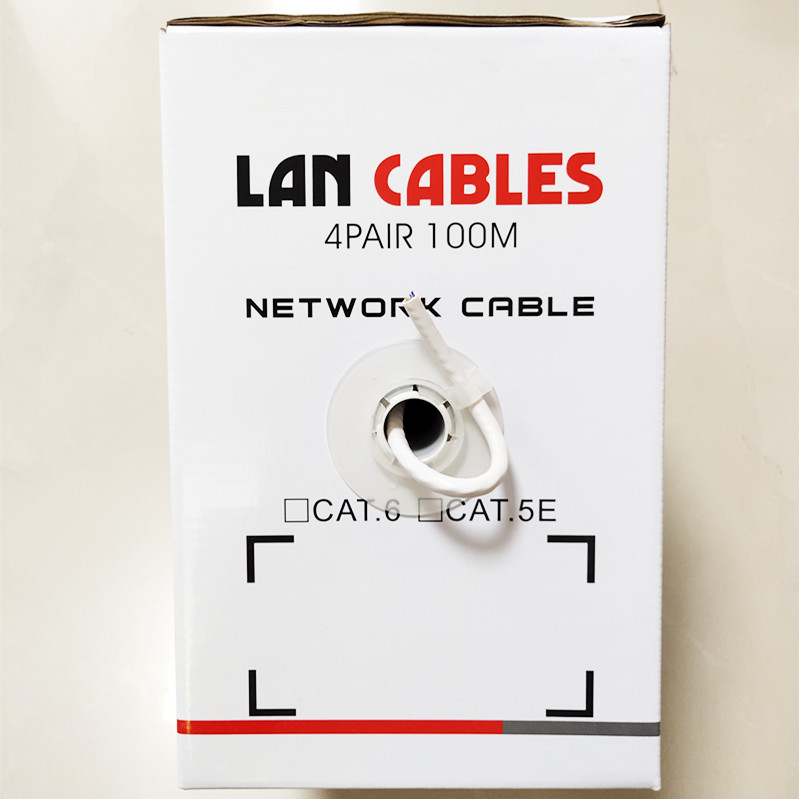 厂家供应 超五类网线 100米/卷 CAT5E 0.5mm铜包铝非屏蔽网络线缆-阿里巴巴