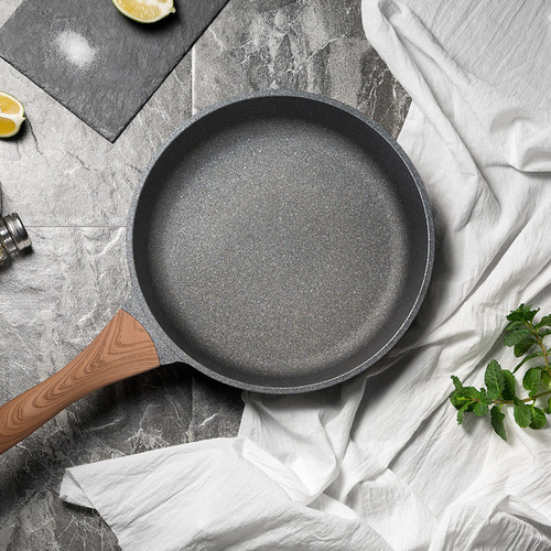 Korean medical stone non-stick pan steak frying pan uncoated pancake induction cooker omelette pan gift pot