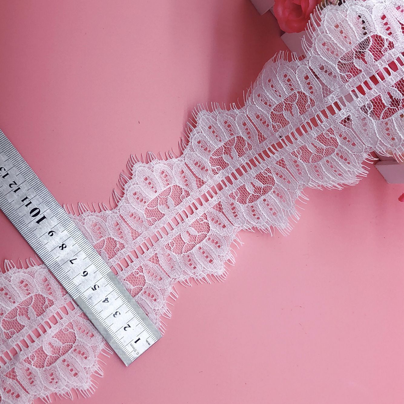 热卖内衣蕾丝花边欧美时尚辅料蕾丝花边822#宽度9.5cm睫毛小边