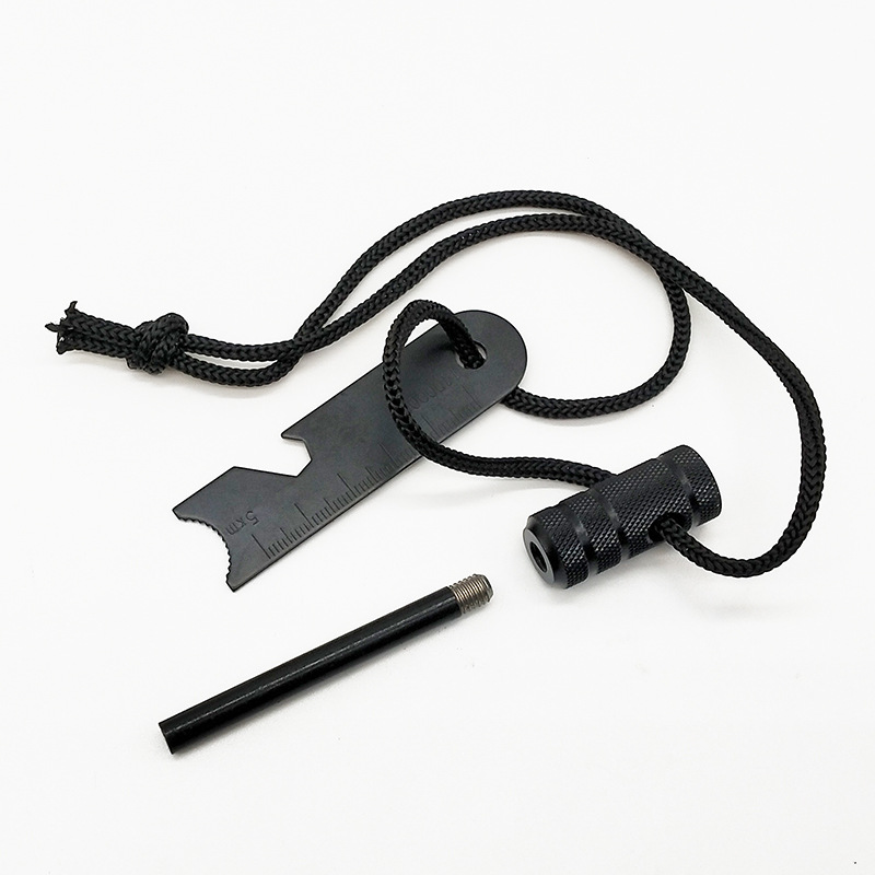 打火生火镁棒户外野营指南针求生装备多功能打火石亚马逊跨境货源