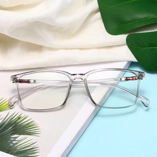 Korean version of the trendy tr90 square frame flat mirror can be matched with myopic women's retro simple style full-frame glasses frames wholesale for men