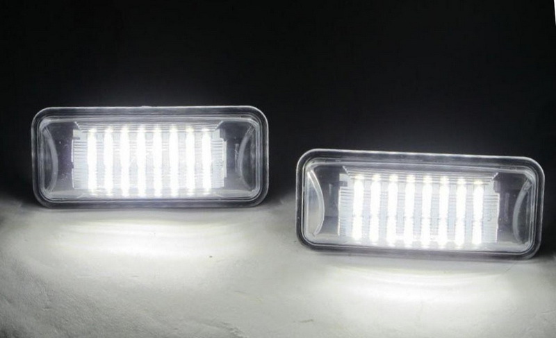 Suitable for Toyota Subaru Gt86 Ft86 12-14 18Led License Plate Light License Plate Lamp White Light 2 Pieces