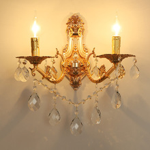 简欧创意壁灯客厅卧室锌合金壁灯过道走廊餐厅灯床头柜镜前装饰灯