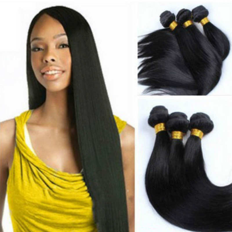 Factory in stock African wig female straight chemical fiber hair curtain simulation hair human hair bundle 100g Factory in stock African wig female straight chemical fiber hair curtain simulation hair human hair bundle 100g