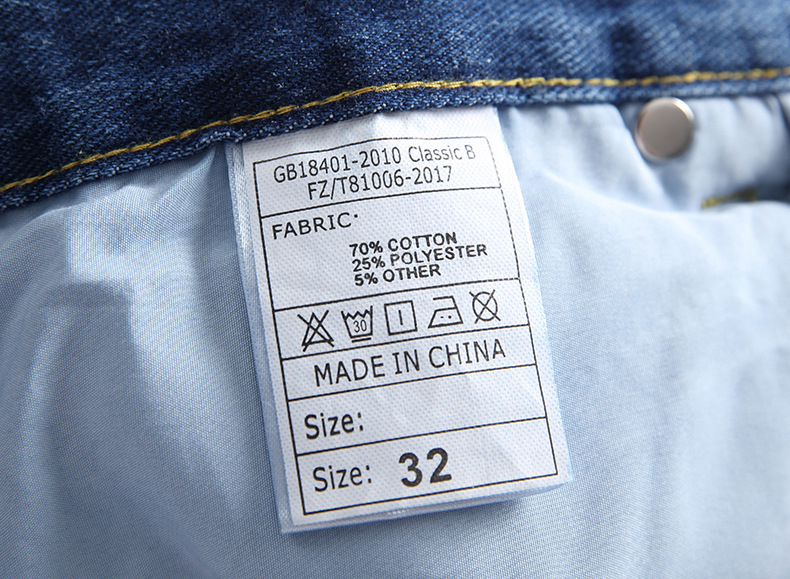 Nouveaux jeans usés pour hommes, jeans droits tendance et décontractés_voghion.com