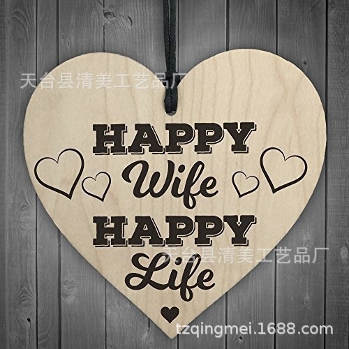 40 estilos 100mm amor madera chip colgante DIY madera colgante 1 paquete