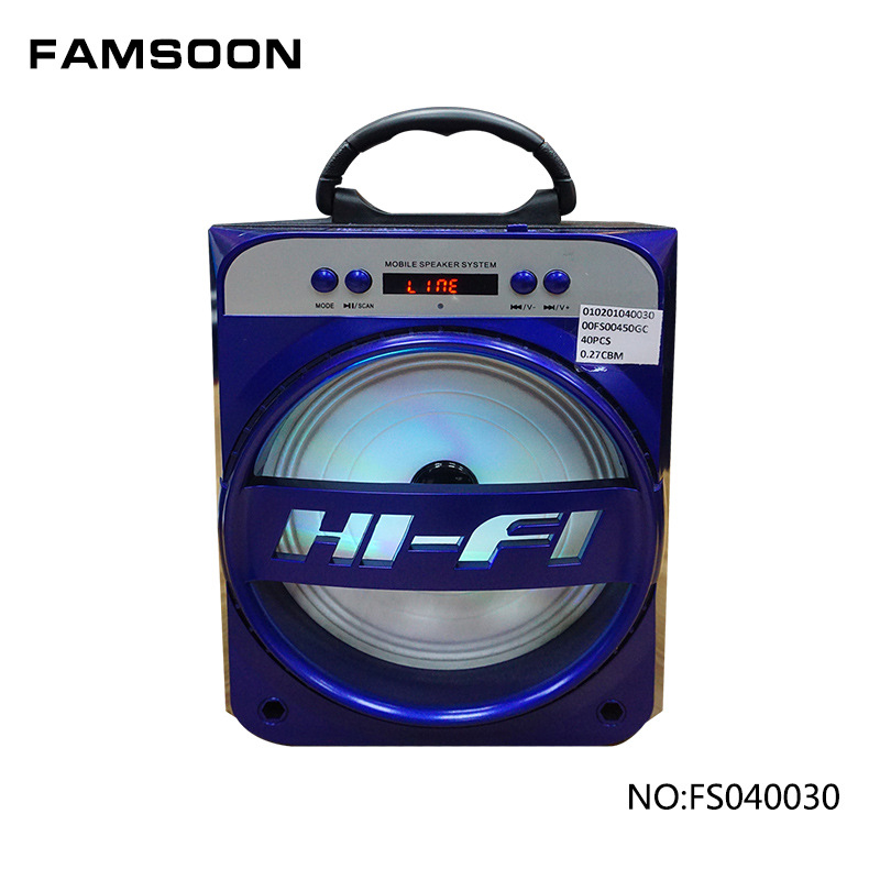 new pattern Mini high-power portable sound portable Insert card Bluetooth charge Peddle outdoors loudspeaker box