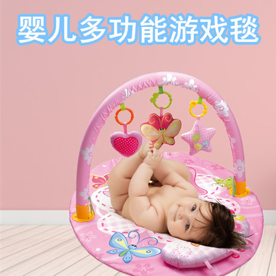 婴儿多功能健身架 6-12-36个月宝宝带枕头爬行垫 跨境亚马逊玩具