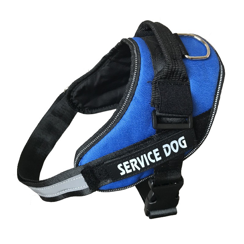 SERVICE DOG Pet With Dog Leash Large Dog Golden Retriever K9 Dog Chest Strap Dog Chain Walking Dog Leash