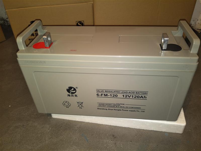 海贝克铅酸免维护蓄电池6FM12V120AHUPSEPS太阳能
