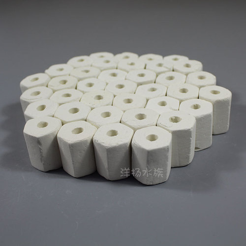 Xinyou fish tank porcelain ring ceramic ring filter material culture water purification filter material fish pond filter material magnetic ring upper and lower filter