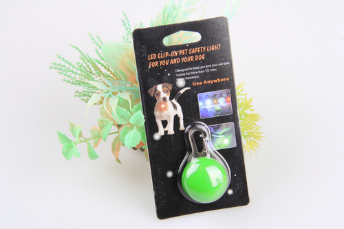 Pet Supplies LED Luminous Dog Pendant LED Pet Luminous Pendant Outdoor Travel Dog Outing Tag