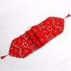 Festive red Christmas decorations, with embroidery, wholesale