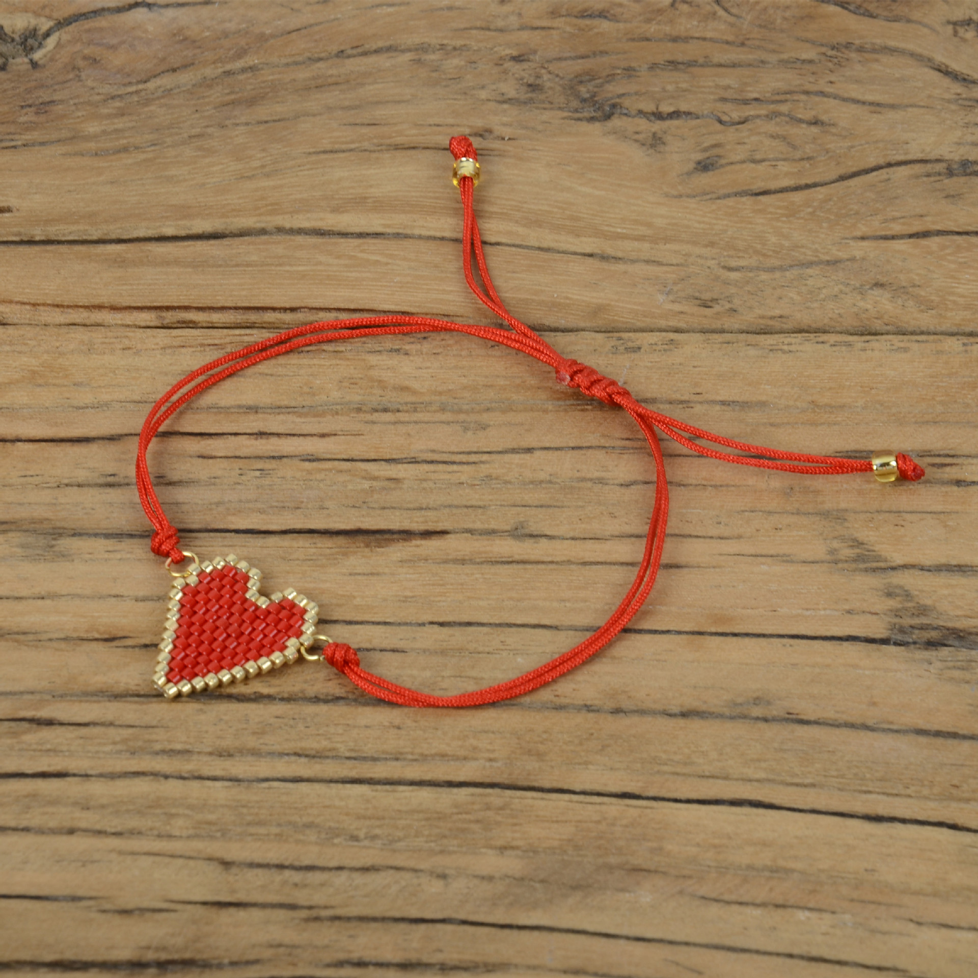 Red Love Braided Bracelet Ladies Jewelry Classic Popular Red Friendship Rope display picture 5