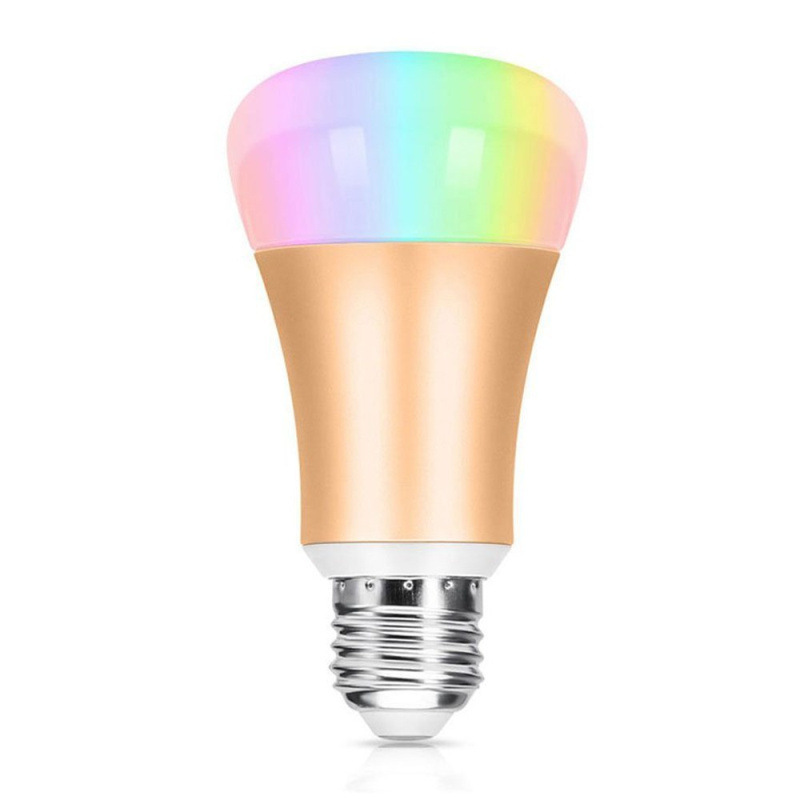 led intelligent voice control WiFi bulb alexa Google home voice control colorful color changing bulb lamp