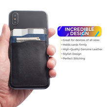 手机配件防盗刷卡套RFID手机背贴皮套皮革礼品广告赠品