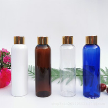 化妆瓶精油瓶150ml毫升圆肩电化铝旋盖瓶乳液瓶包材洗发水瓶包材
