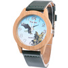 Fashionable watch, quartz watches suitable for men and women, belt, Korean style