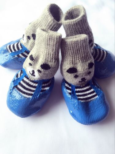 Pet Dog Shoes and Socks, Outdoor Indoor Sports Waterproof Shoes and Socks, Waterproof Socks for Dogs and Cats, Non-slip