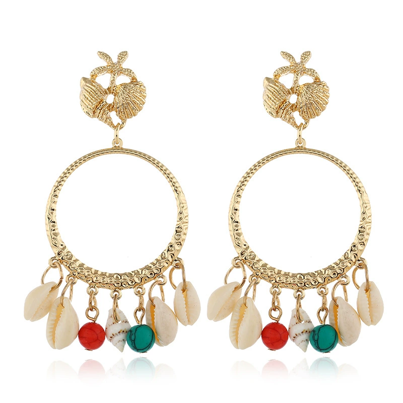 Fashionable accessory, earrings, Amazon, boho style, European style