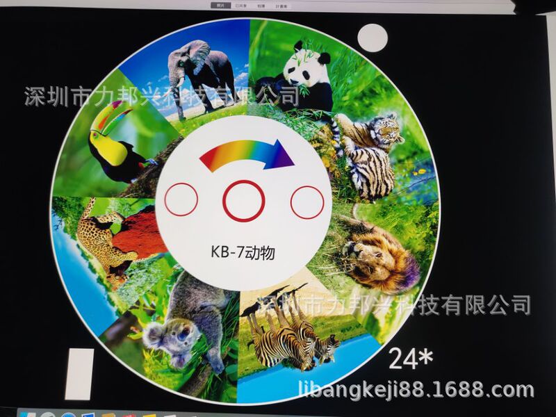 Animal film, slides,