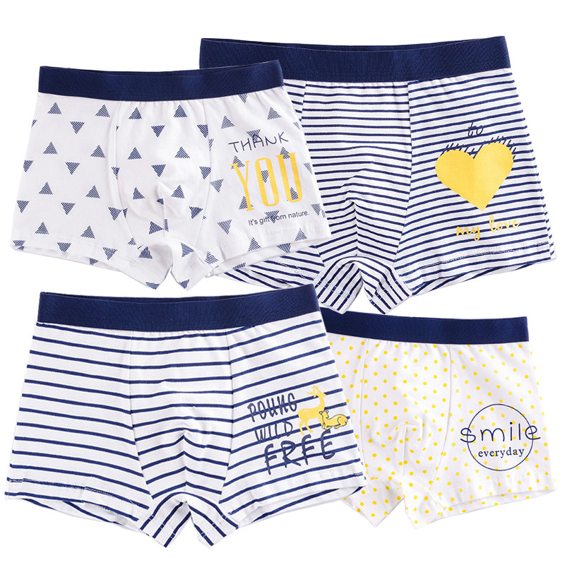 cotton material printing CUHK Underwear Boy Corners shorts Flat angle Healthy Underwear wholesale On behalf of