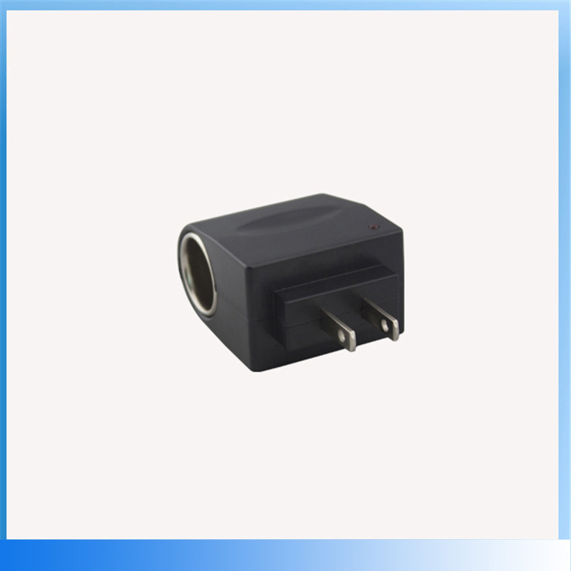 家用点烟器欧规 AC DC车充测试器美规 220V转12V0.5A现货|ms