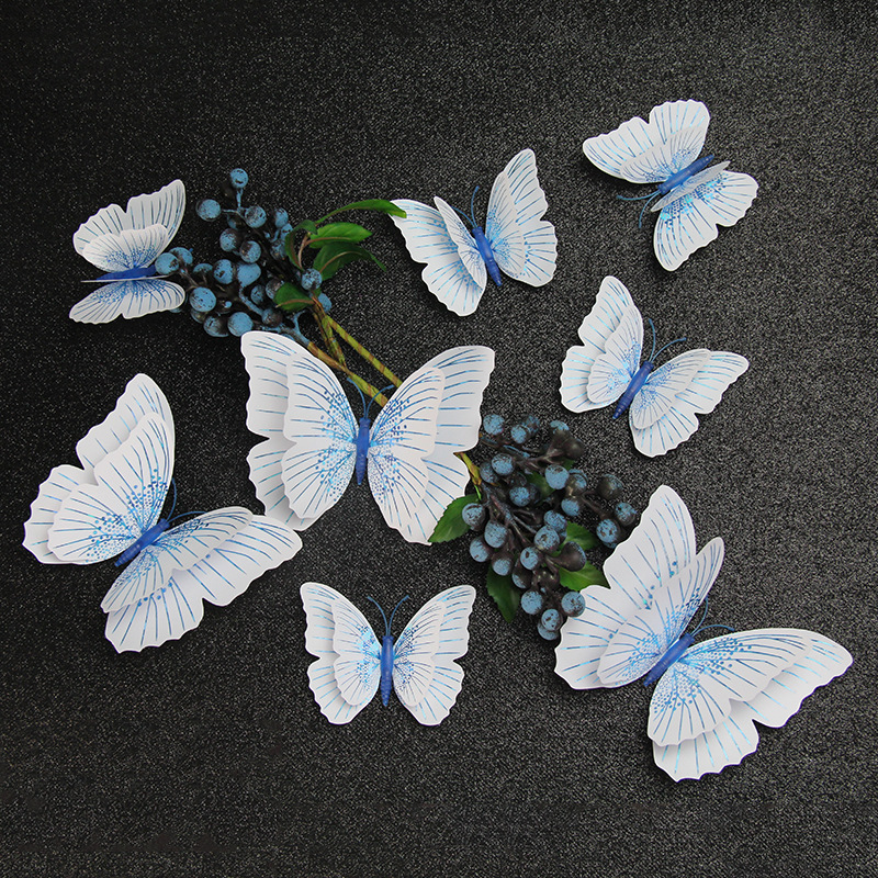 Glitter butterfly 3D three-dimensional w...