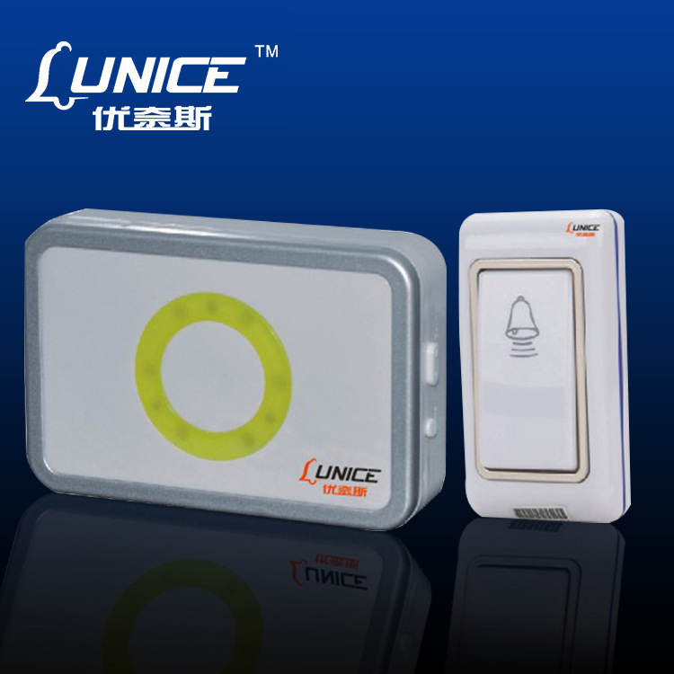 带七彩闪灯 电子门铃 无线遥控门铃 门铃