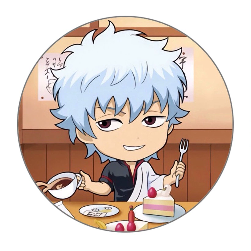 Аниме держатель для телефона, рамка Gintama, ленивый держатель, несколько вариантов, серебристый