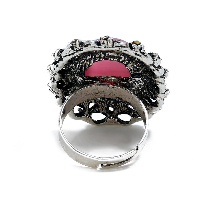 اكسسوارات الإبداعية الأزياء الرجعية مبالغ فيه خاتم مجوهرات المرأة display picture 4