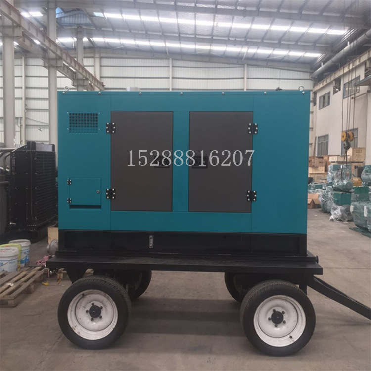 120KW移动式柴油发电机组 户外作业电源 六缸动力 性能稳定