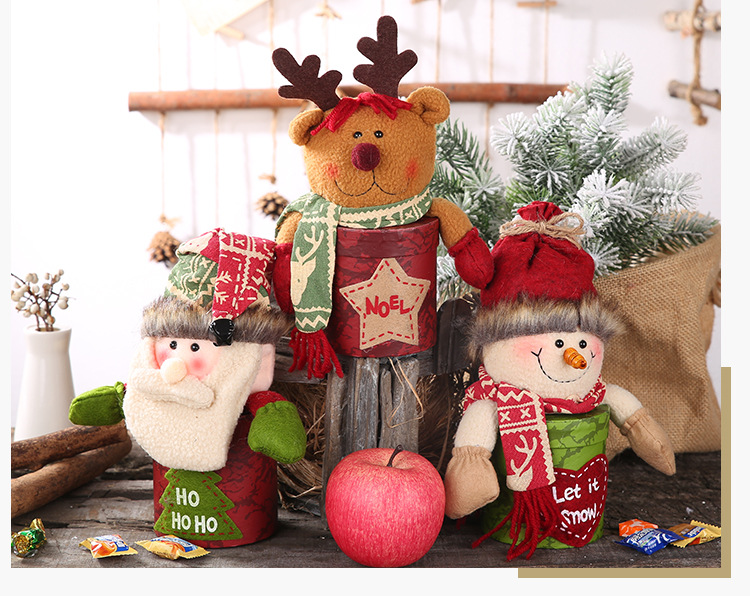 Haube New Christmas Decoration Supplies Karton Candy Candy Candy Candy Candy Candy Candy Box Obst Candy display picture 6