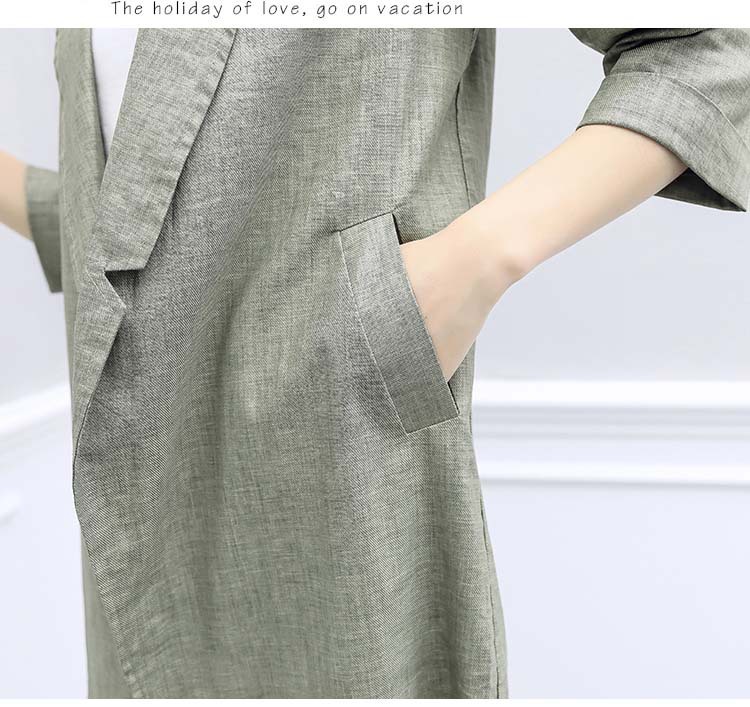 Costume femme UNE GéNéRATION en Coton et lin - Ref 3333626 Image 23